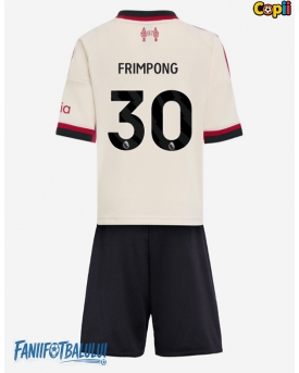 Liverpool Jeremie Frimpong #30 Echipament de Fotbal Replică 2025-26 Copii Deplasare (+ Șorturi)